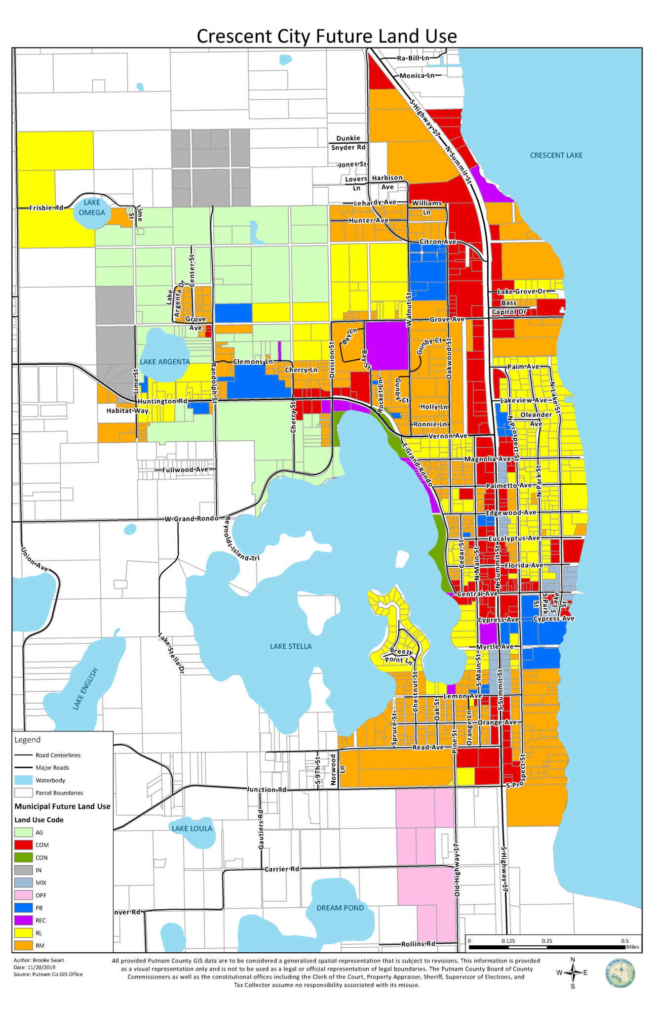 Land Use And Zoning Maps Crescent City Florida 3923