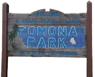 Town of Pomona Park, Florida Sign Photo